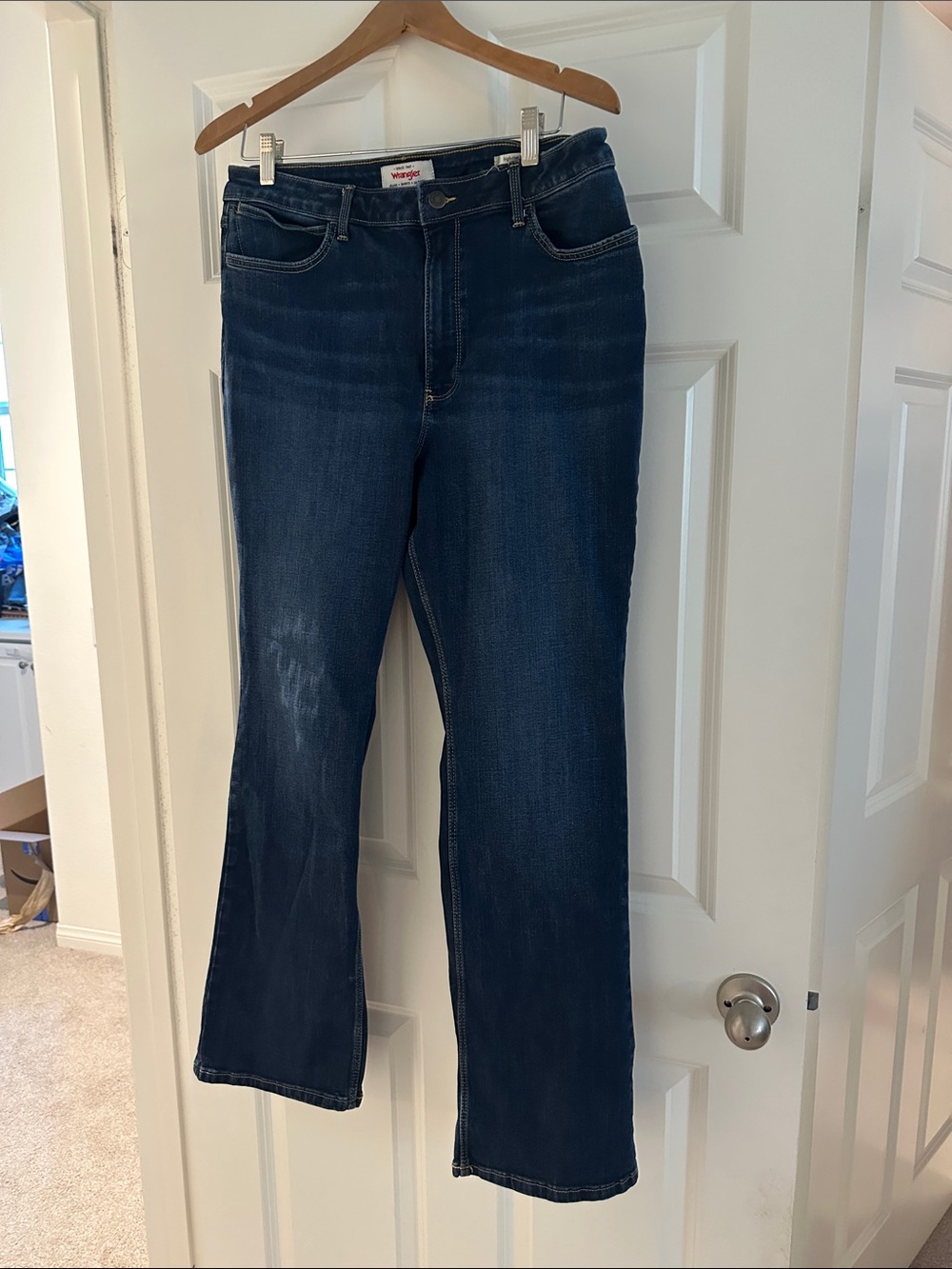 Wrangler Women's Dark Blue Boot Cut Jeans